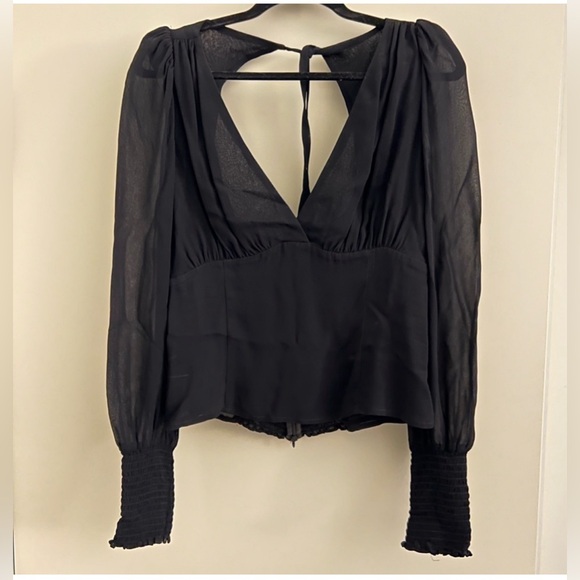 Reformation Black Blouse - Picture 8 of 9